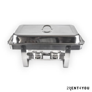 Chafing dish, rechthoek (excl. brandpasta/binnenbak)