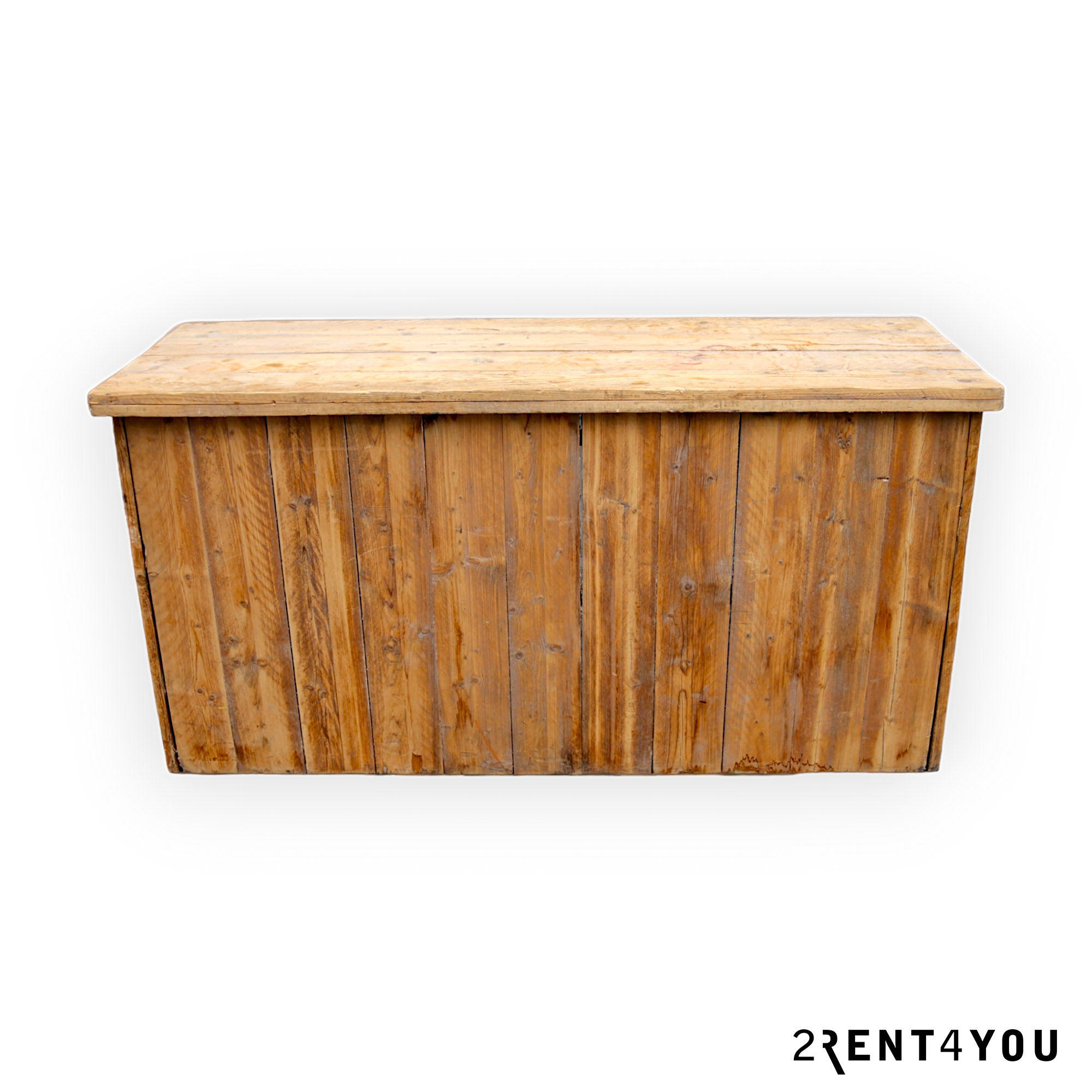 Steigerhouten buffet tafel