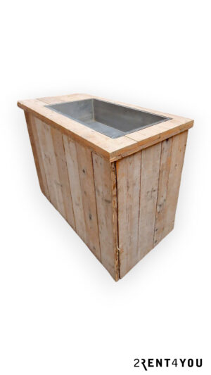 Steigerhout buffet ijsbak