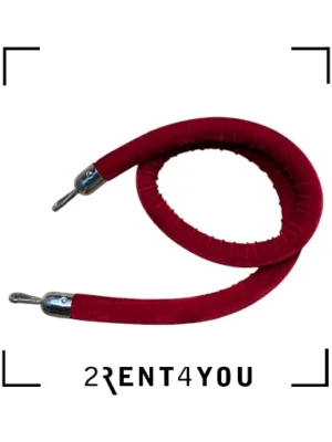 Afzetkoord Rood Bordeax