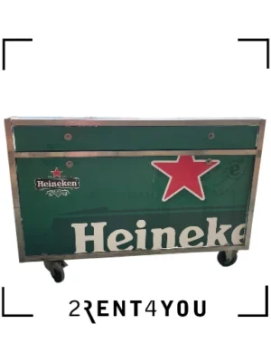 Mobiele tap met enkele tapkraan, spoelbak en tussenkoeler