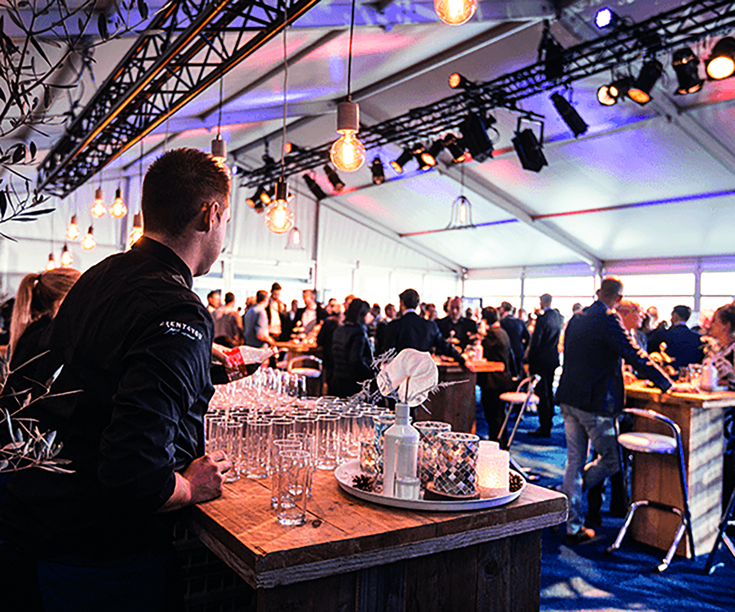 themafeest in een tent